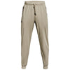 Under Armour Men's Khaki Base/Black Sportstyle Tricot Jogger