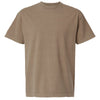 American Apparel Unisex Faded Brown Garment Dyed Heavyweight Cotton Tee