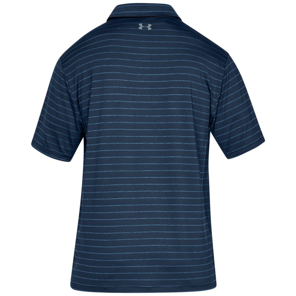 Rally Under Armour Men's Academy Striped Playoff 2.0 Polo