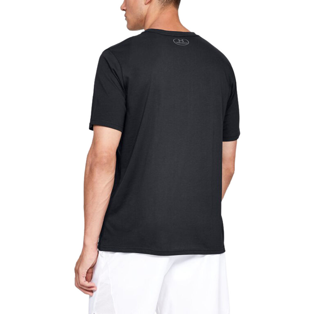 Under Armour Men's Black Team Issue Wordmark Short Sleeve