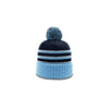 Richardson Navy/Columbia Blue/White Pom Beanie with Cuff