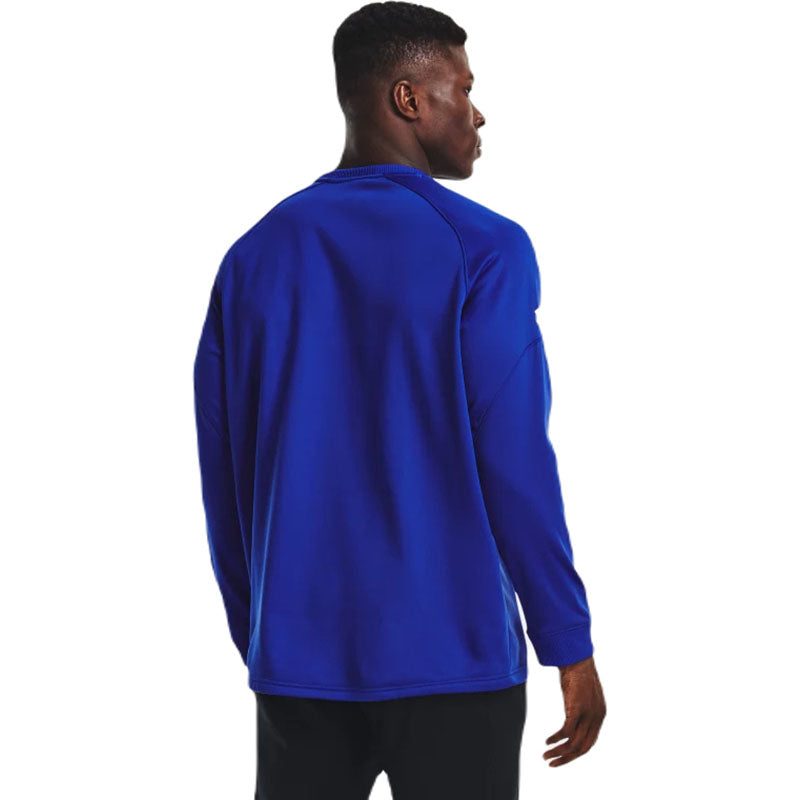 Under Armour Men's Royal/White Fleece Storm Crew