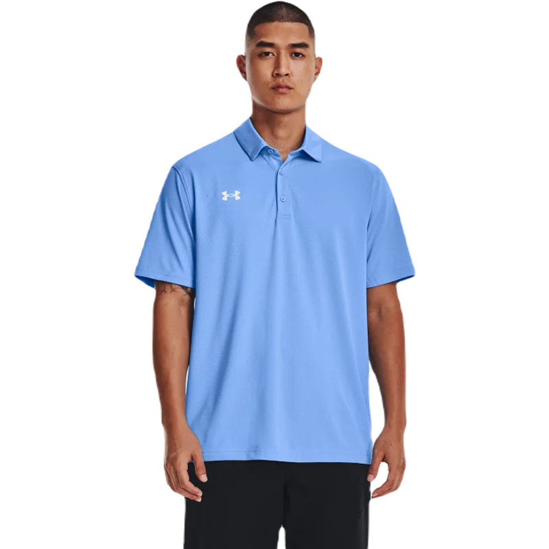 Under Armour Men's Carolina Blue/White Tech Team Polo