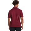 Under Armour Men's Cardinal/White Tech Team Polo