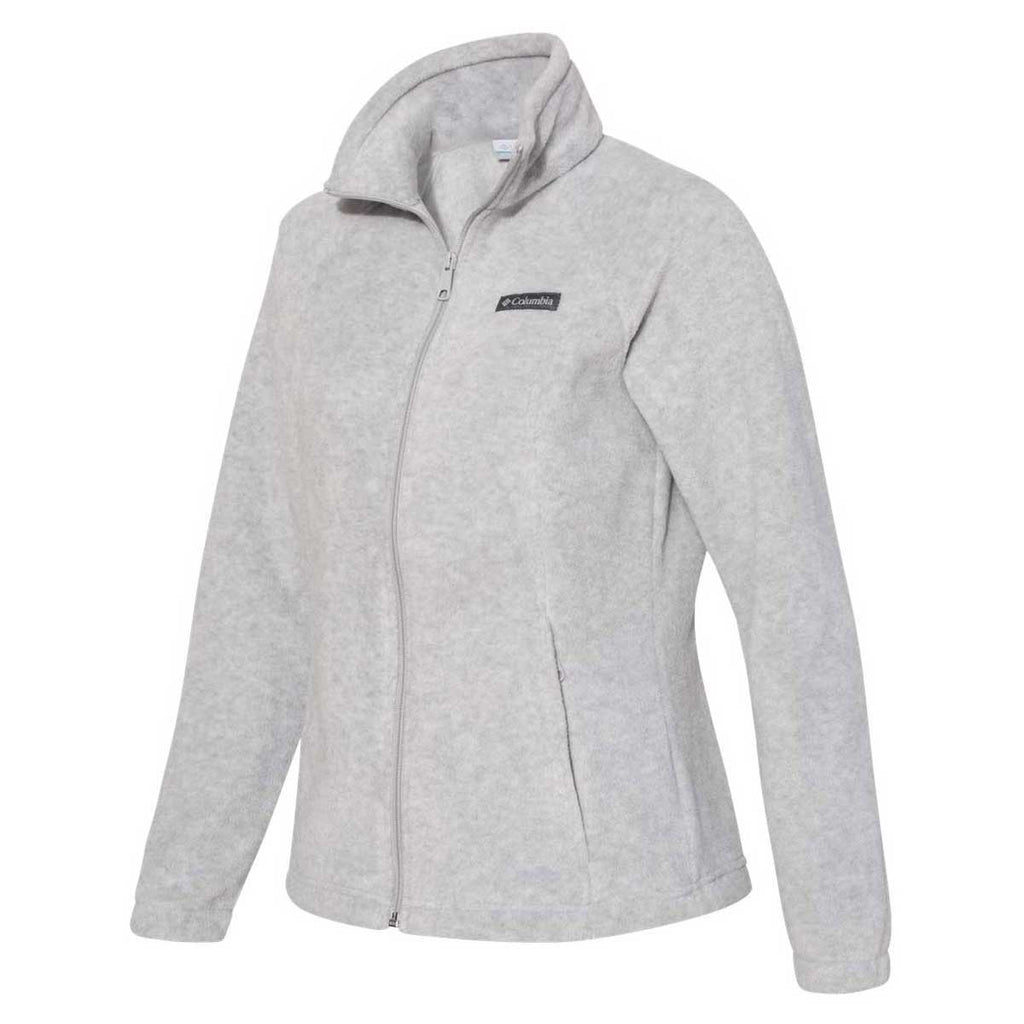 Columbia Women's Cirrus Grey Heather Benton Springs Full-Zip Fleece