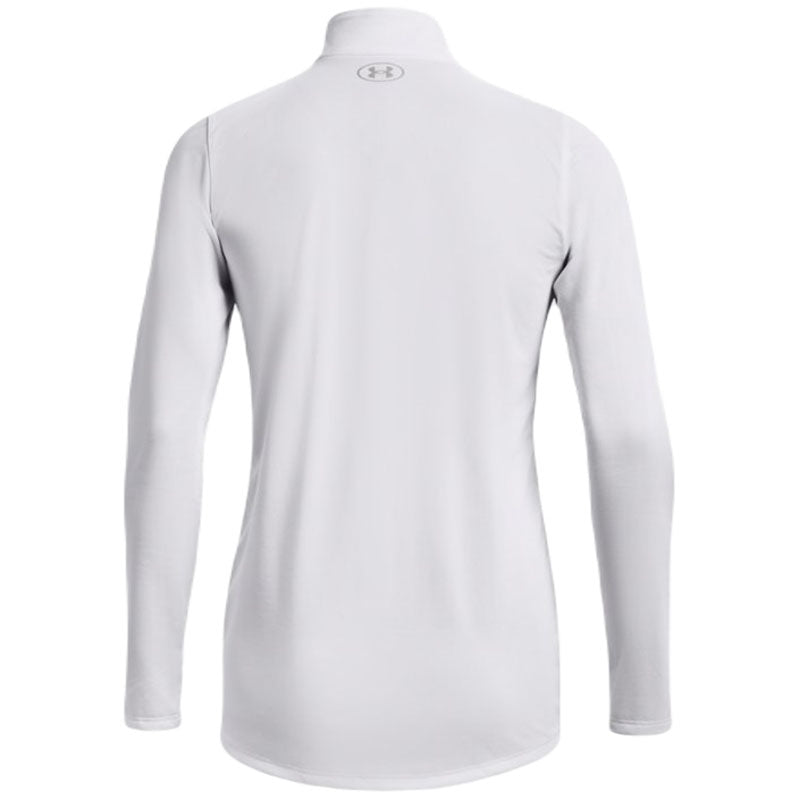 Under Armour Women's White/Mod Grey Team Tech 1/2 Zip