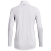 Under Armour Women's White/Mod Grey Team Tech 1/2 Zip