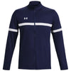 Under Armour Men's Midnight Navy/White Team Knit Warm-Up Full Zip