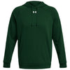 Under Armour Men's Forest Green/White Rival Fleece Hoodie