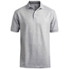 Edwards Men's Grey Heather Soft Touch Pique Polo