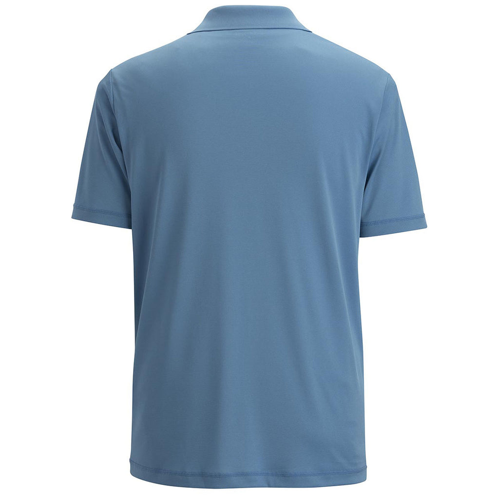 Edwards Men's Marine Blue Mini-Pique Snag-Proof Polo