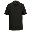 Edwards Men's Black Mini-Pique Snag-Proof Polo