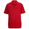 Edwards Men's Red Mini-Pique Snag-Proof Polo