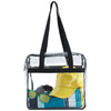 BIC Black Clear Zippered Tote