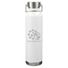 Leed's White Thor Copper Bottle with Anti-Microbial Additive 22 oz