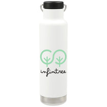 Klean Kanteen White Eco Insulated Classic 20oz - Loop Cap