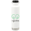 Klean Kanteen White Eco Insulated Classic 20oz - Loop Cap