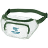 BIC Clear/Forest Green Clear Fanny Pack