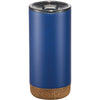 Leed's Navy Valhalla Copper Vacuum Tumbler with Cork 16oz