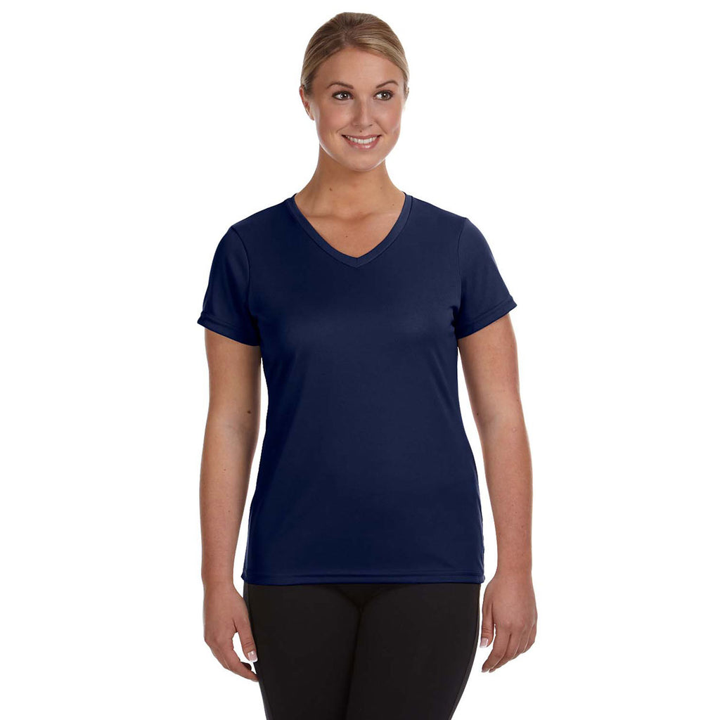 Augusta Sportswear Women's Navy Wicking-T-Shirt