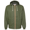 Weatherproof Men's Bronze Green Vintage Hooded Rain Jacket