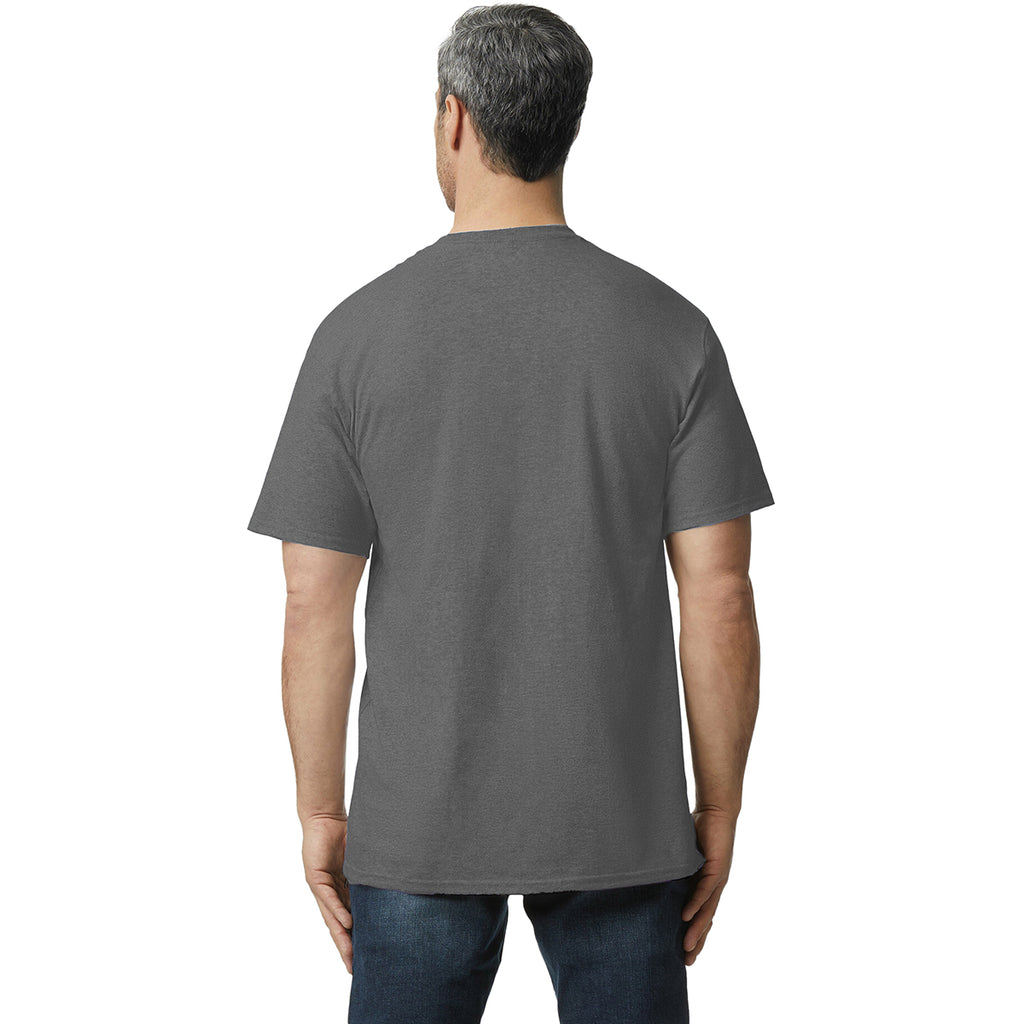 Gildan Men's Charcoal Tall 100% US Cotton T-Shirt