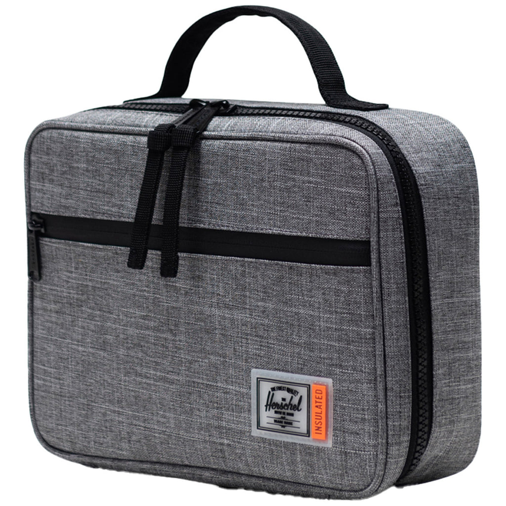 Herschel Raven Crosshatch Pop Quiz Lunch Box