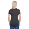 Threadfast Women's Black Triblend Short-Sleeve T-Shirt