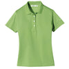 Nike Women's Light Green Tech Basic Dri-FIT Short Sleeve Polo