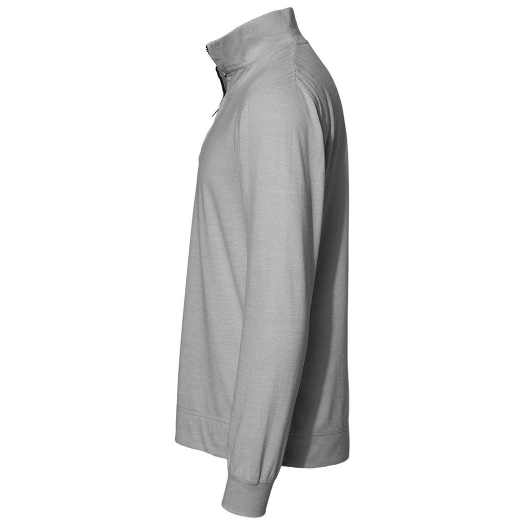 Weatherproof Men's Grey Heather Vintage Microstripe Quarter-Zip Pullover