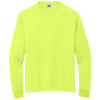 Jerzees Unisex Safety Green Dri-Power 100% Polyester Long Sleeve T-Shirt