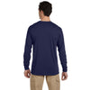 Jerzees Men's J Navy 5.3 Oz Dri-Power Sport Long-Sleeve T-Shirt