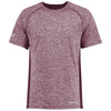 Holloway Men's Maroon Heather Electrify Coolcore Tee