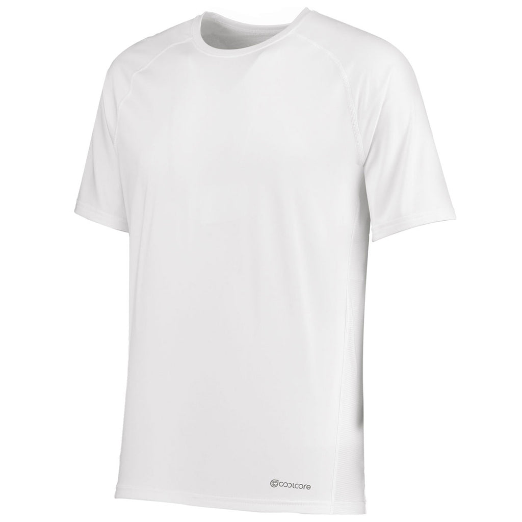 Holloway Men's White Electrify Coolcore Tee