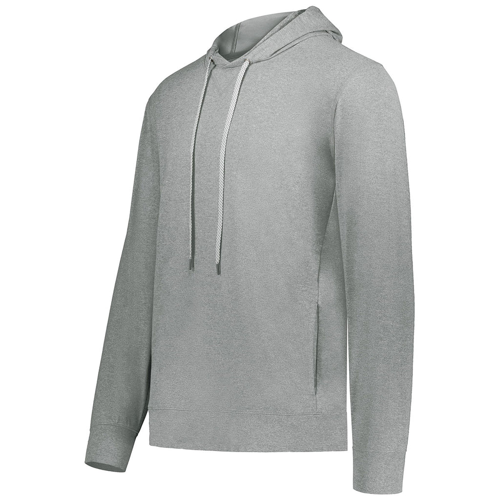 Holloway Men's Grey Heather Ventura Soft Knit Hoodie