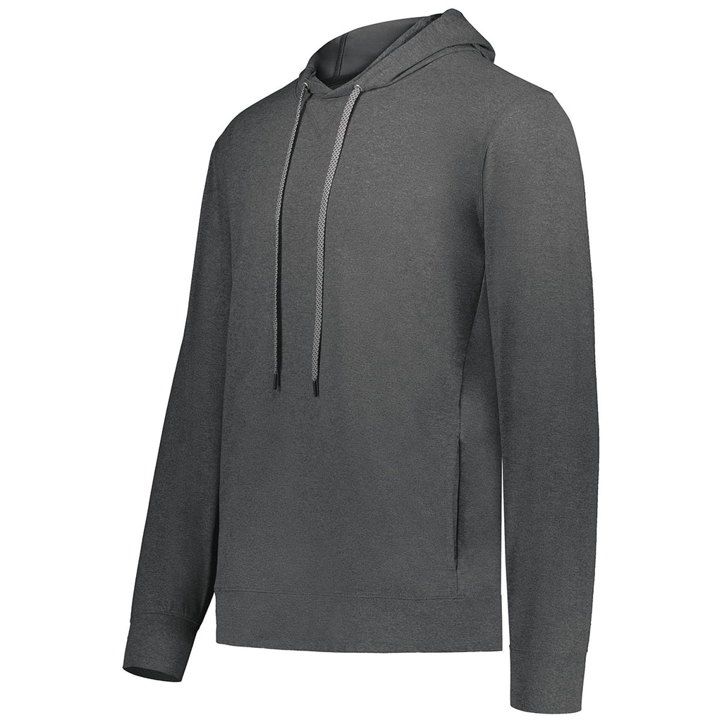 Holloway Men's Carbon Heather Ventura Soft Knit Hoodie