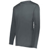 Holloway Men's Graphite Momentum Long Sleeve Tee