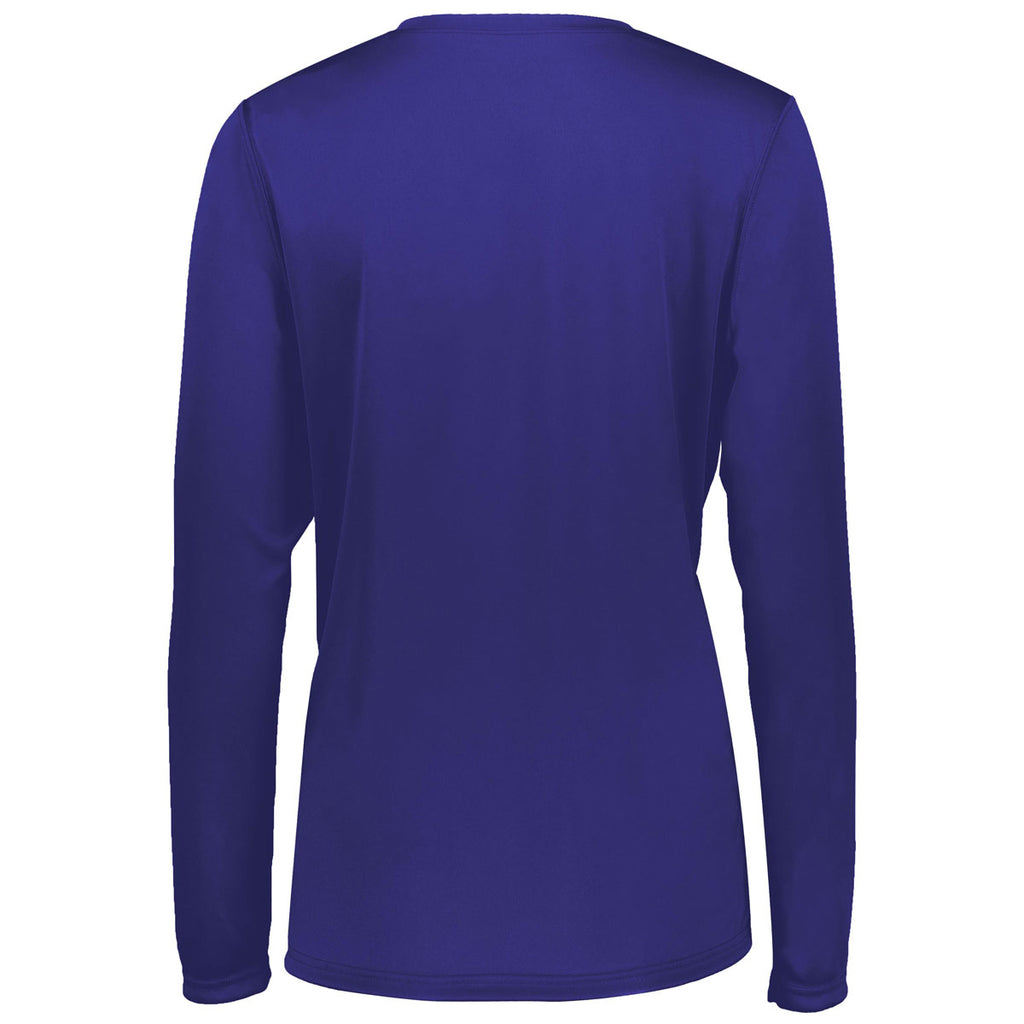 Holloway Women's Purple Momentum Long Sleeve Tee