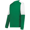 Holloway Men's Kelly/White Momentum Team Fleece Crew