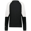 Holloway Women's Black/White Momentum Team Fleece Crew