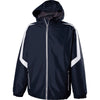 Holloway Men's Navy/White Full Zip Charger Jacket