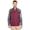 Holloway Men's Carbon Print/Maroon Raider Pullover