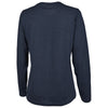 Charles River Women's Navy Comfort-Core Long-Sleeve Crew