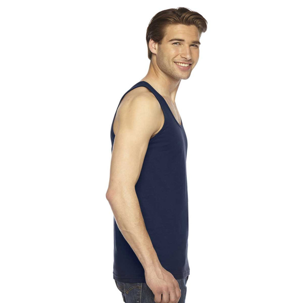 American Apparel Unisex Navy Fine Jersey Tank