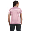 Augusta Sportswear Women's Light Pink Junior Fit Replica Football T-Shirt