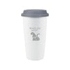 ETS White Terra Tumbler with Storm Grey Lid -16 oz