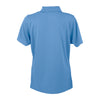 Vansport Women's Carolina Blue Omega Solid Mesh Tech Polo