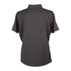 Vansport Women's Dark Grey Omega Solid Mesh Tech Polo