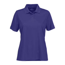 Vansport Women's Purple Omega Solid Mesh Tech Polo