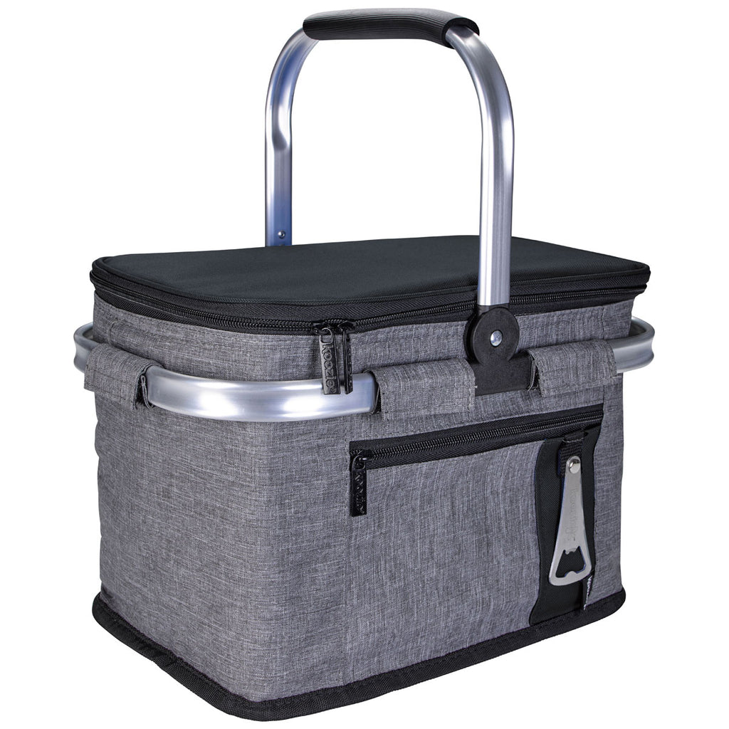 Koozie Black Collapsible Picnic Basket